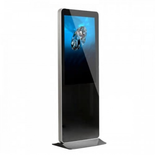 Indoor Floor Standing LCD Advertising Player 98 Inch